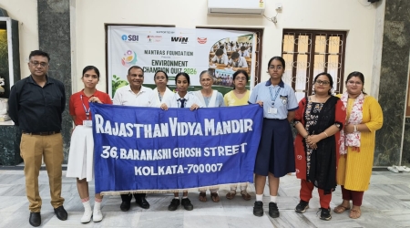 at Rajasthan Vidya Mandir, Kolkata, from 12:00 PM to 1:00 PM.