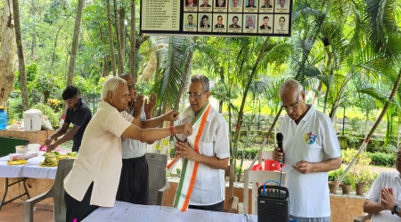 Realese RSFF 4th edition of Newsletter through the hands of Shri Prabhudayal ji Choudhury