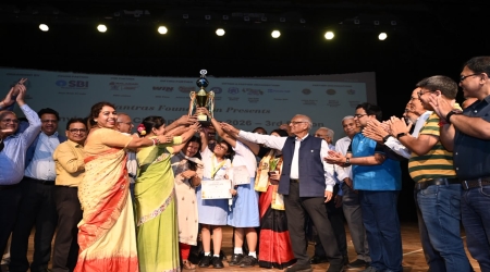 The Winner’s Trophy was secured by Ashoka Girls’ School.