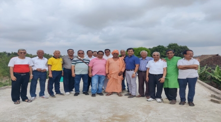Sarees and Dhoties Distribution - Dwarik Nagar - Sundarbans - Bharat Sevashram Sangha - April 3, 2022