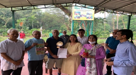 PALNT DOANTION PROGRAM AT RABINDRA SAROVAR SAFARI PARK BY GOSEVA PARIVAR