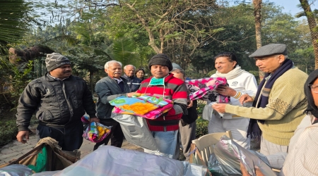 A total of 50 blankets were distributed to KMDA staff and Safari Park staff