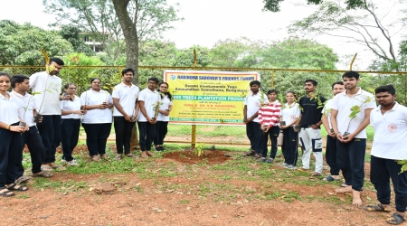 2000 Tree Plantation Program at S-VYASA, Bengaluru