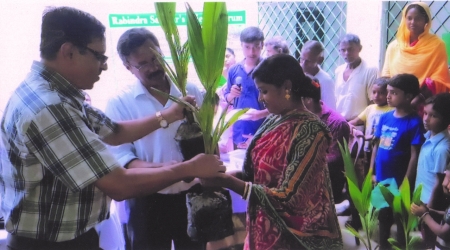COCONUT PLANTS DISTRIBUTION AT SUNDARBANS
