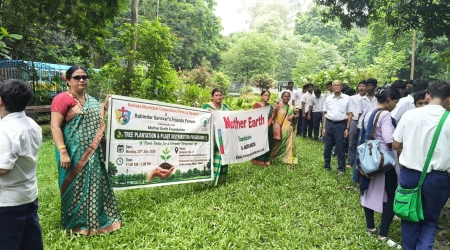More than 100 students, along with their teachers, members of Mother Earth Foundation, and RSFF volunteers, participated in the programme.