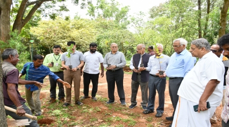 2000 Tree Plantation Program at S-VYASA, Bengaluru