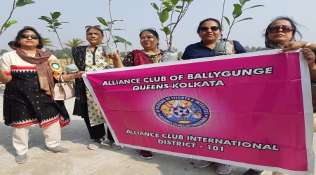 Distribution of 1000 Fruits plants at Ganga Sagar