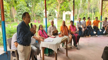 On 8th March, a Holi Preeti Sammelan was organized at Lions Safari Park by Rabindra Sarovar Friends Forum