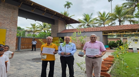 It was a True Service Activity of RSFF, Entire Adhigam Bhumi was flourished with Green , full of Lust well groomed Plants which became Tree  in two Years .