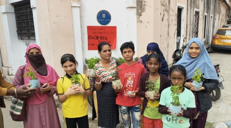 500 nos Tulsi Plant distribution