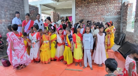 Inauguration Puja Sadhupur Sundarban School On 22-March-2025