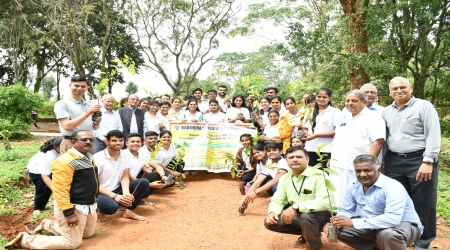 2000 Tree Plantation Program at S-VYASA, Bengaluru