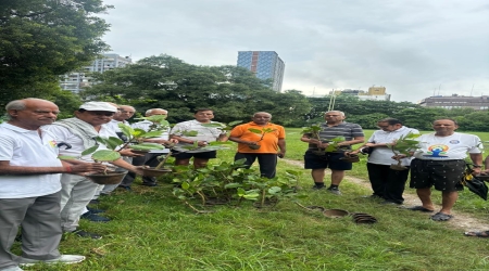 Tree Plantation Drive at Brigade Parade Ground, Kolkata (opposite SAIL Office, Chowringhee Road) under the theme “Planting for a Greener Tomorrow.”