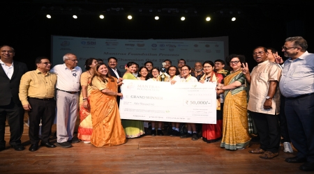 The Winner’s Trophy was secured by Ashoka Girls’ School along with ₹50,000/- prize money .
