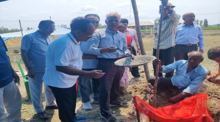 Foundation Laying For New School Building at Sundarbans (Sadhupur)