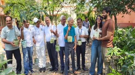 Fruits Tree Plantation at Shri Satyanand Mahapith