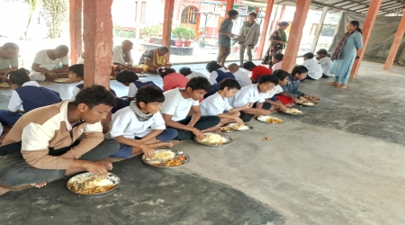 Banchhanidhi Service Society Temple arranged  Bhandara for 2500 Peoples(approx.) at Balasore, Odisha on the occasion of 