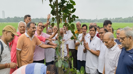 Several of our members were present n took part in planting trees.