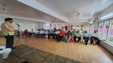 The program was organized by the Promoting Team with the support of the Cultural Committee of Rabindra Sarovar’s Friends Forum
