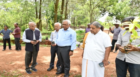2000 Tree Plantation Program at S-VYASA, Bengaluru